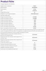 Bosch WTN85V07FF Sèche linge à condensation Série 4 - Silencieux - Pose Libre - 7kg - 112 L - Blanc