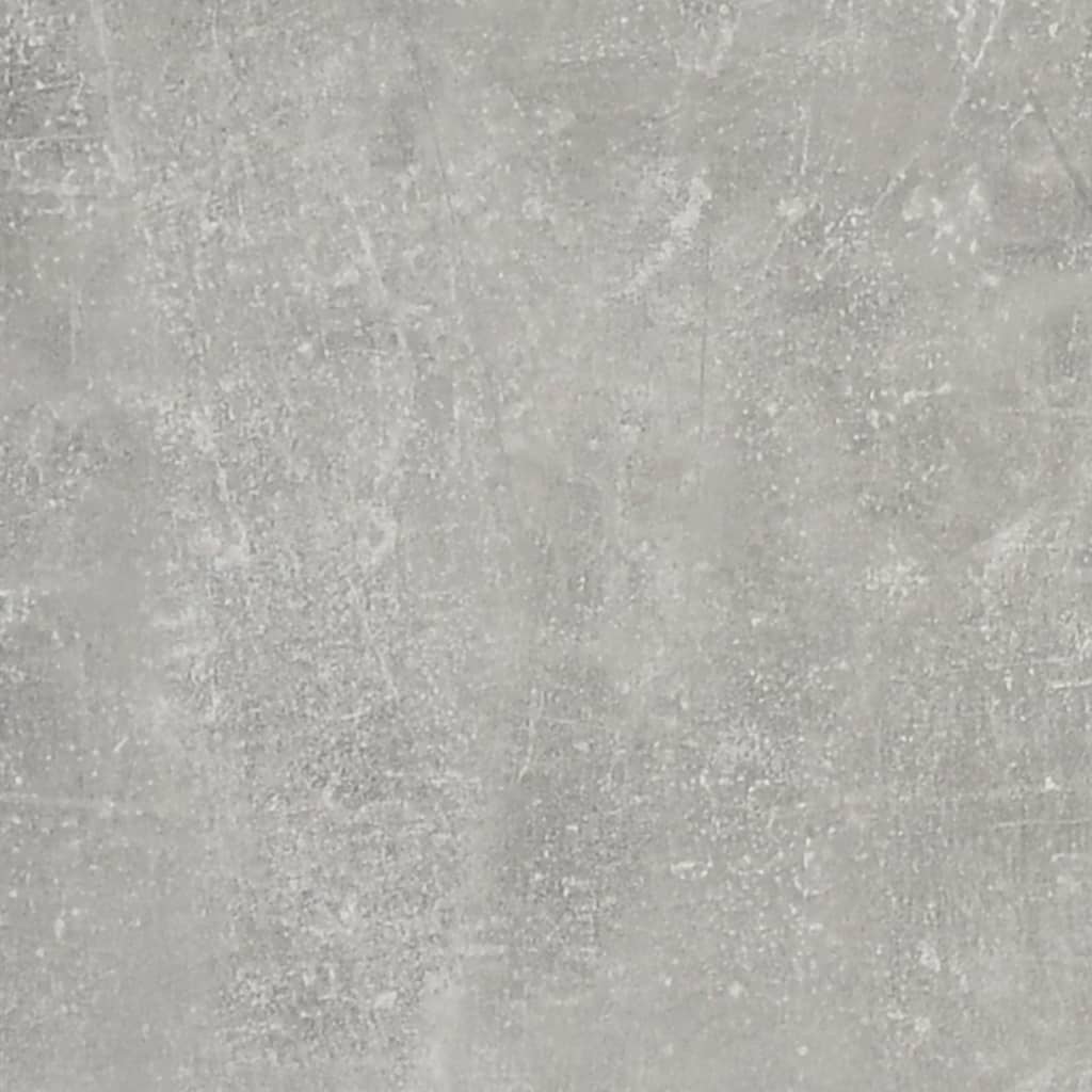 Ensemble mural TV 7 pièces béton gris