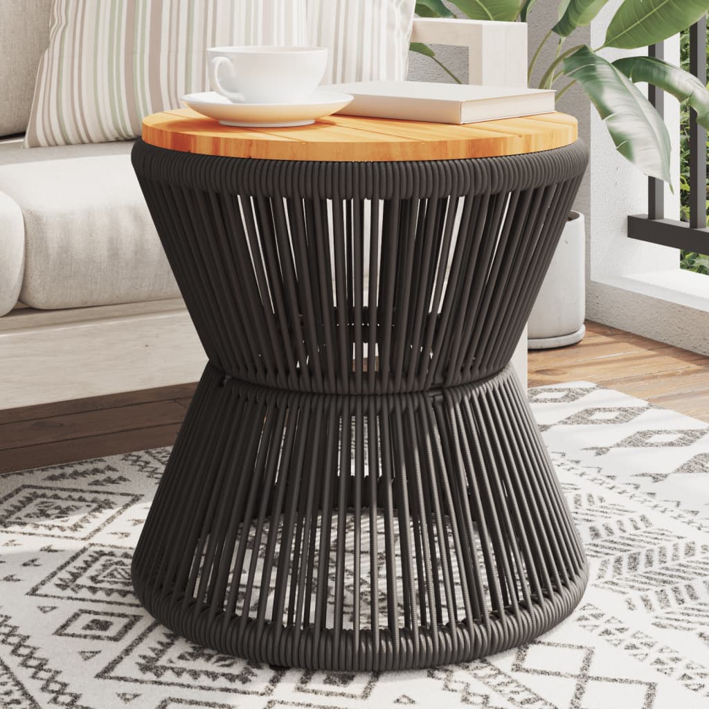 Table d’appoint en acacia noir