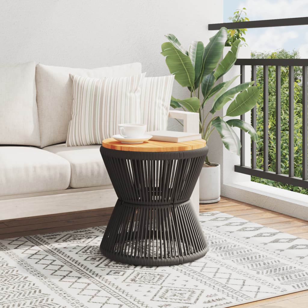 Table d’appoint en acacia noir