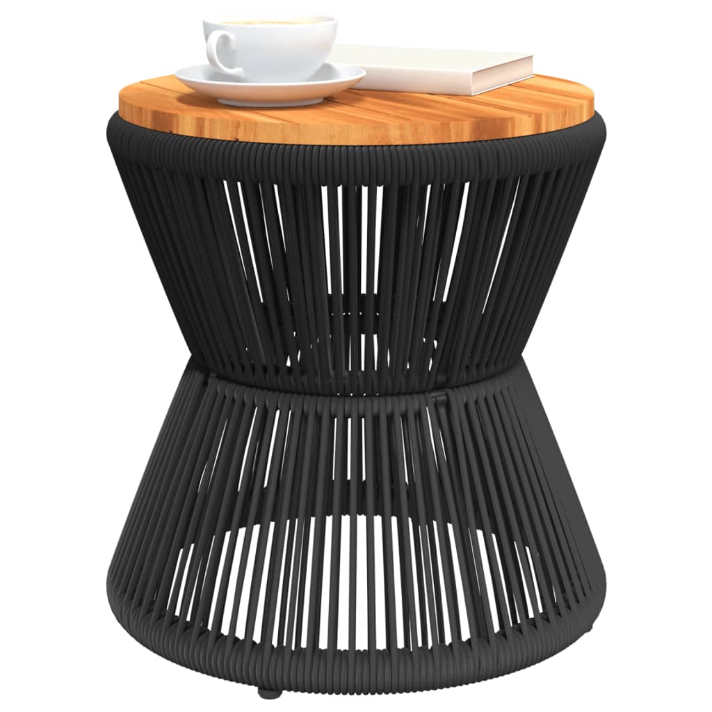 Table d’appoint en acacia noir
