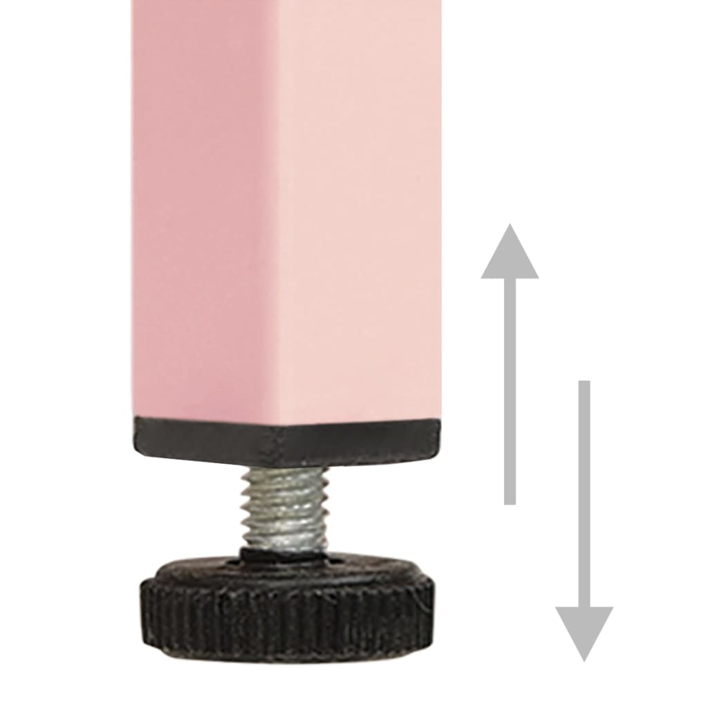 Meuble TV en acier rose