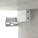 Ensemble mural TV 7 pièces béton gris