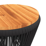 Table d’appoint en acacia noir